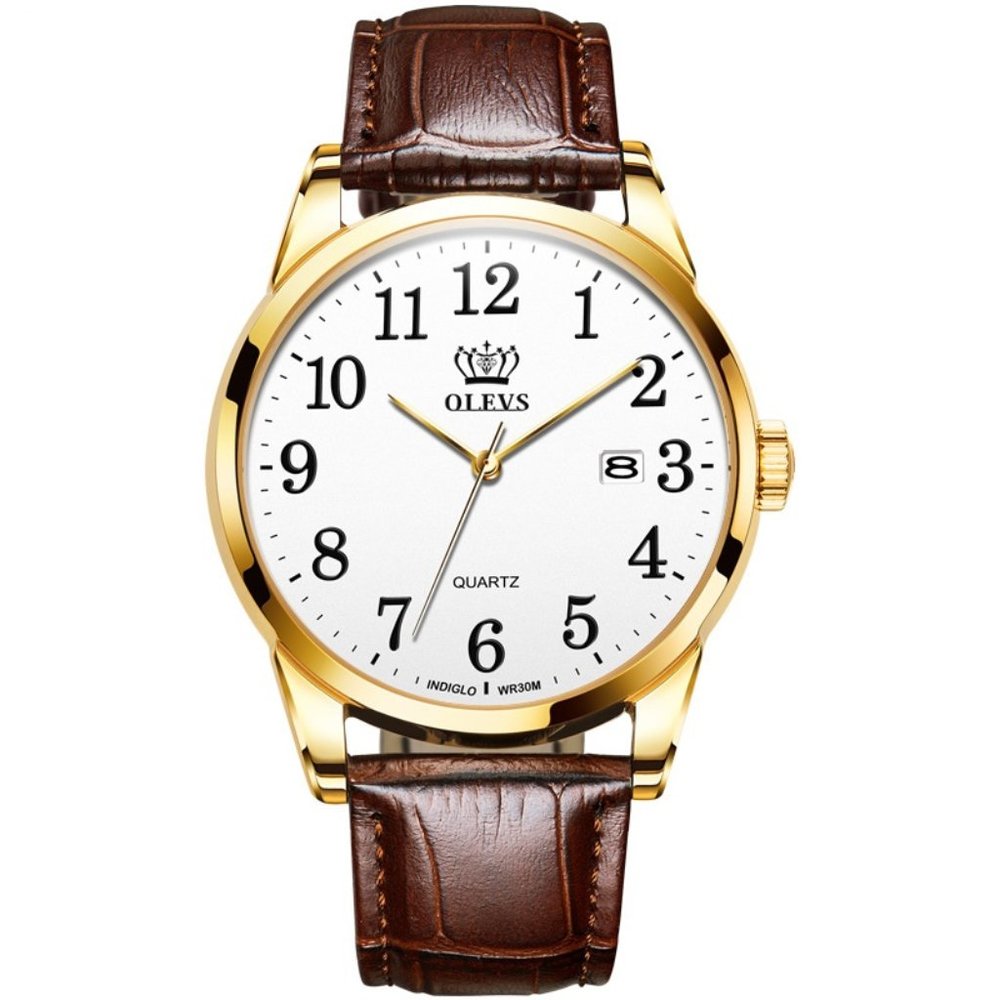 5-7 Men's Watches with Arabic Numeral Disign